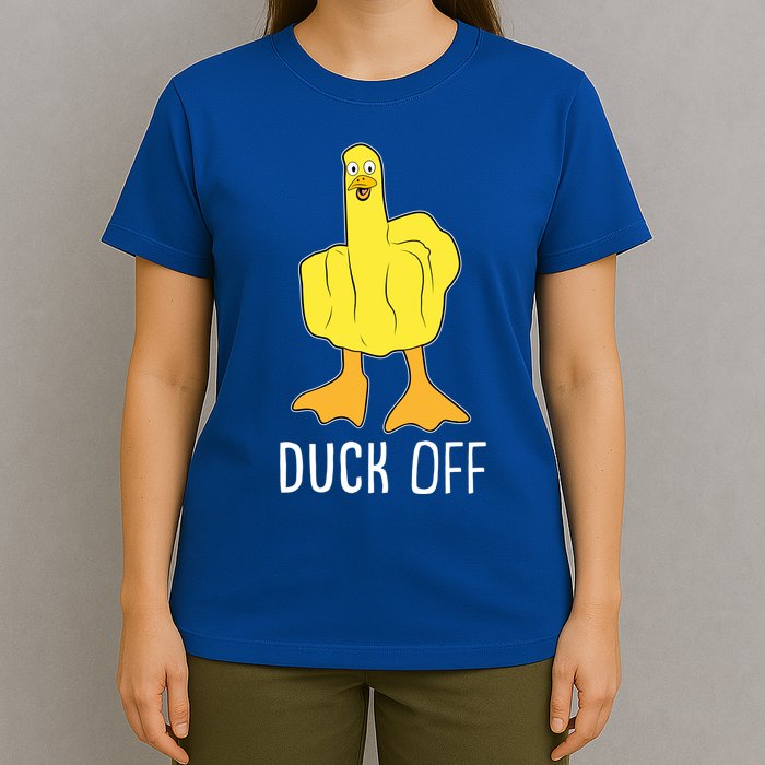 Funny Duck Off Middle Finger T-Shirt