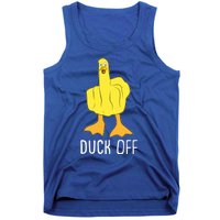 Funny Duck Off Middle Finger Tank Top