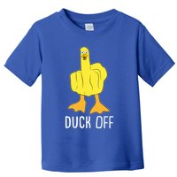Funny Duck Off Middle Finger Toddler T-Shirt