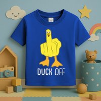 Funny Duck Off Middle Finger Toddler T-Shirt