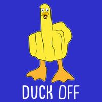 Funny Duck Off Middle Finger Toddler T-Shirt