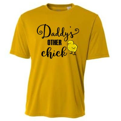 Funny Daddy's Other Chick Dads Other Chick Chicken Design Cute Gift Cooling Performance Crew T-Shirt