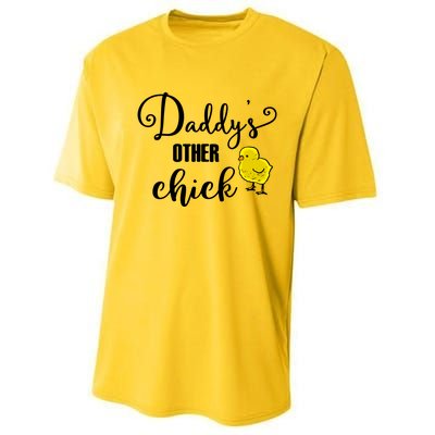 Funny Daddy's Other Chick Dads Other Chick Chicken Design Cute Gift Performance Sprint T-Shirt