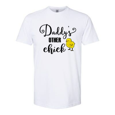 Funny Daddy's Other Chick Dads Other Chick Chicken Design Cute Gift Softstyle CVC T-Shirt