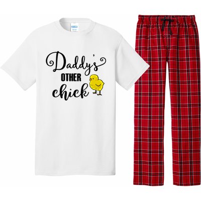 Funny Daddy's Other Chick Dads Other Chick Chicken Design Cute Gift Pajama Set