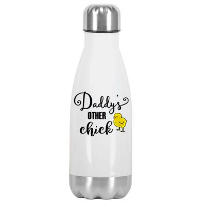 Funny Daddy's Other Chick Dads Other Chick Chicken Design Cute Gift Stainless Steel Insulated Water Bottle