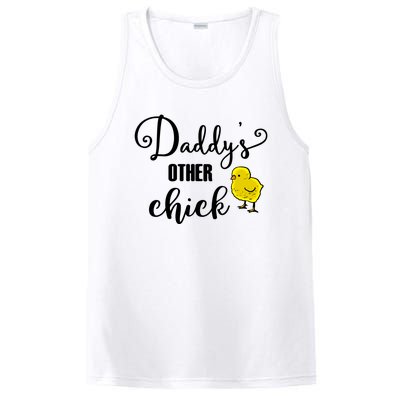 Funny Daddy's Other Chick Dads Other Chick Chicken Design Cute Gift PosiCharge Competitor Tank