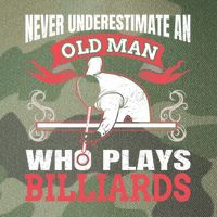 Father's Day Old Man Who Plays Billiards Pool Player Gift For Dad Legacy Tie Dye Trucker Hat