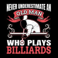 Father's Day Old Man Who Plays Billiards Pool Player Gift For Dad Zip Tote Bag