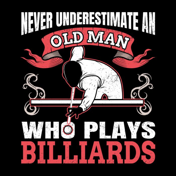 Father's Day Old Man Who Plays Billiards Pool Player Gift For Dad Zip Tote Bag