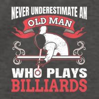 Father's Day Old Man Who Plays Billiards Pool Player Gift For Dad Vector Backpack