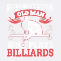 Father's Day Old Man Who Plays Billiards Pool Player Gift For Dad Garment-Dyed Sweatshirt