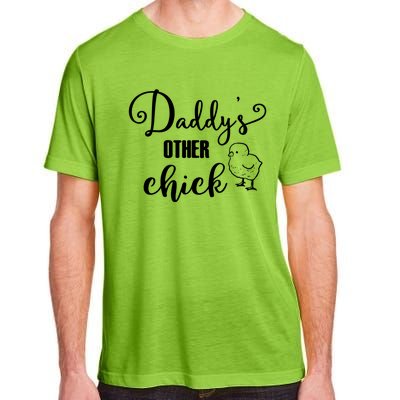 Funny Daddy's Other Chick Dads Other Chick Chicken Design Gift Adult ChromaSoft Performance T-Shirt