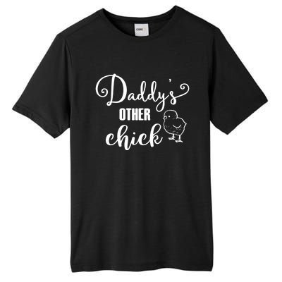 Funny Daddy's Other Chick Dads Other Chick Chicken Design Gift Tall Fusion ChromaSoft Performance T-Shirt