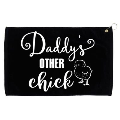 Funny Daddy's Other Chick Dads Other Chick Chicken Design Gift Grommeted Golf Towel