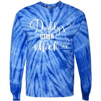 Funny Daddy's Other Chick Dads Other Chick Chicken Design Gift Tie-Dye Long Sleeve Shirt