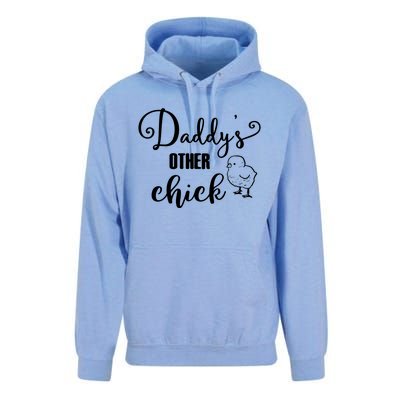 Funny Daddy's Other Chick Dads Other Chick Chicken Design Gift Unisex Surf Hoodie