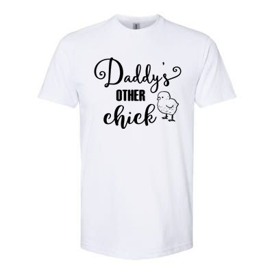 Funny Daddy's Other Chick Dads Other Chick Chicken Design Gift Softstyle CVC T-Shirt