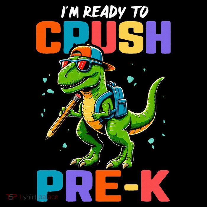 First Day Of Prek Dinosaur T-Shirt