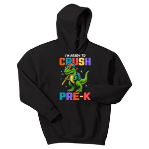 First Day Of Prek Dinosaur Kids Hoodie