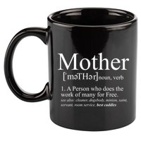 Funny Definition Of Mother Celebrate Mothers Day 11oz C Handle Ceramic Mug