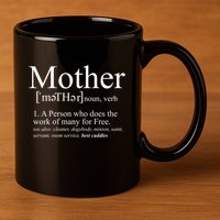 Funny Definition Of Mother Celebrate Mothers Day 11oz C Handle Ceramic Mug