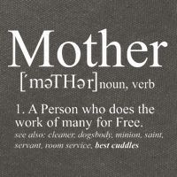 Funny Definition Of Mother Celebrate Mothers Day Cotton Canvas Backpack