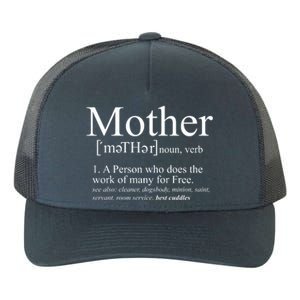 Funny Definition Of Mother Celebrate Mothers Day Yupoong Adult 5-Panel Trucker Hat