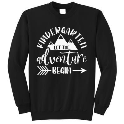 First Day Of Kindergarten 1st Day Let The Adventure Begin Sweatshirt