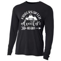 First Day Of Kindergarten 1st Day Let The Adventure Begin Cooling Performance Long Sleeve Crew