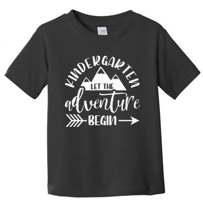 First Day Of Kindergarten 1st Day Let The Adventure Begin Toddler T-Shirt