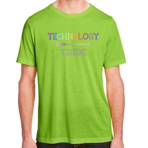 First Day Of School Technology Stem Student Teacher Team Gift Adult ChromaSoft Performance T-Shirt