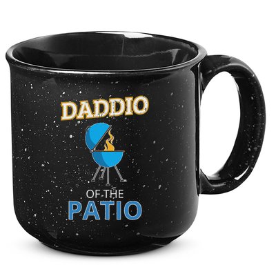 Funny Daddio Of The Patio Fathers Day Bbq Grill Dad 15oz Campfire Ceramic Mug