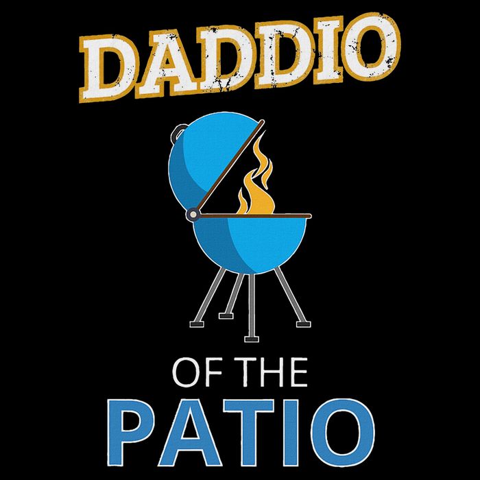 Funny Daddio Of The Patio Fathers Day Bbq Grill Dad Flat Bill Trucker Hat