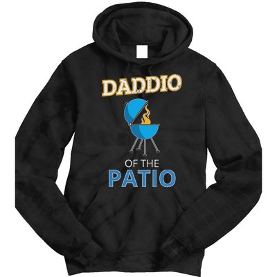 Funny Daddio Of The Patio Fathers Day Bbq Grill Dad Tie Dye Hoodie