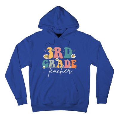 First Day Of 3rd Grade Teacher Team Groovy Back To School Hoodie