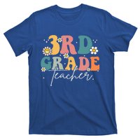 First Day Of 3rd Grade Teacher Team Groovy Back To School T-Shirt