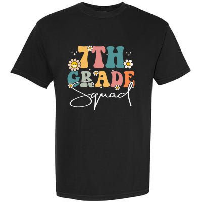 First Day Of 7th Grade Squad Team Back To School Teacher Garment-Dyed Heavyweight T-Shirt