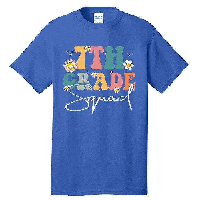 First Day Of 7th Grade Squad Team Back To School Teacher Tall T-Shirt