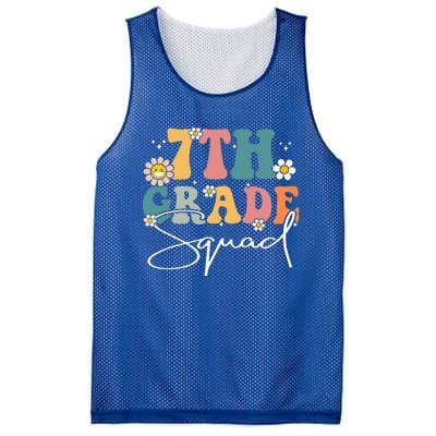 First Day Of 7th Grade Squad Team Back To School Teacher Mesh Reversible Basketball Jersey Tank