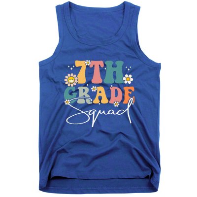 First Day Of 7th Grade Squad Team Back To School Teacher Tank Top