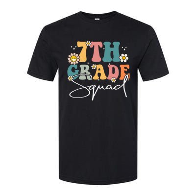 First Day Of 7th Grade Squad Team Back To School Teacher Softstyle CVC T-Shirt