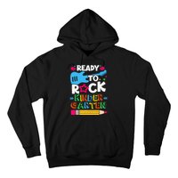 First Day Of Kindergarten Ready To Rock Kindergarten Hoodie