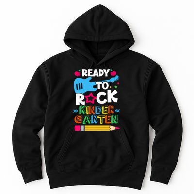 First Day Of Kindergarten Ready To Rock Kindergarten Hoodie