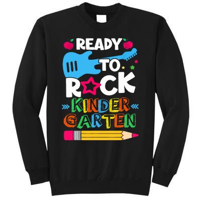 First Day Of Kindergarten Ready To Rock Kindergarten Sweatshirt