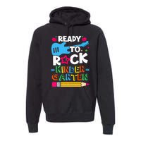 First Day Of Kindergarten Ready To Rock Kindergarten Premium Hoodie