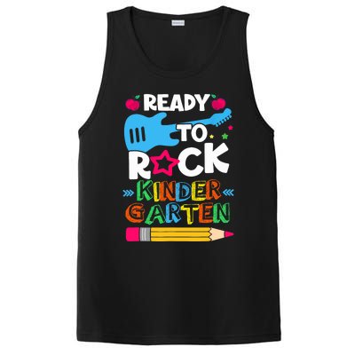 First Day Of Kindergarten Ready To Rock Kindergarten PosiCharge Competitor Tank