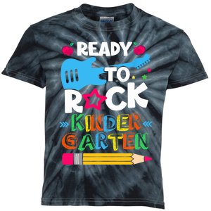 First Day Of Kindergarten Ready To Rock Kindergarten Kids Tie-Dye T-Shirt