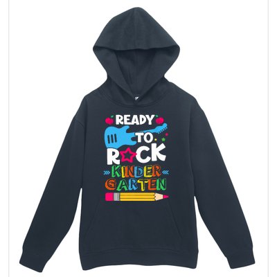 First Day Of Kindergarten Ready To Rock Kindergarten Urban Pullover Hoodie