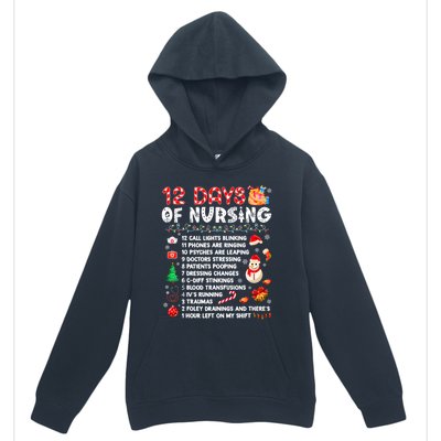 Funny Days Of Nursing Xmas Nurse Christmas Scrub Tops Gift Urban Pullover Hoodie